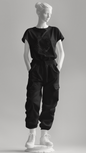 Medusa Silhouette T-Shirt | Mythology Snake Hair Tee
