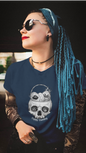 Skull with Nesting Birds T-Shirt | Gothic Illustration tee
