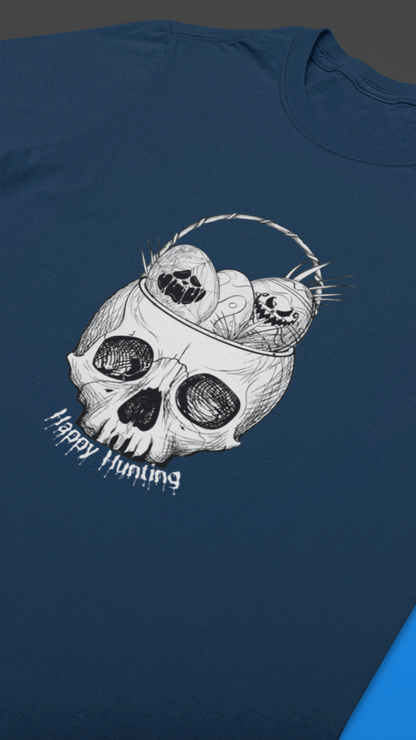 Skull with Nesting Birds T-Shirt | Gothic Illustration tee