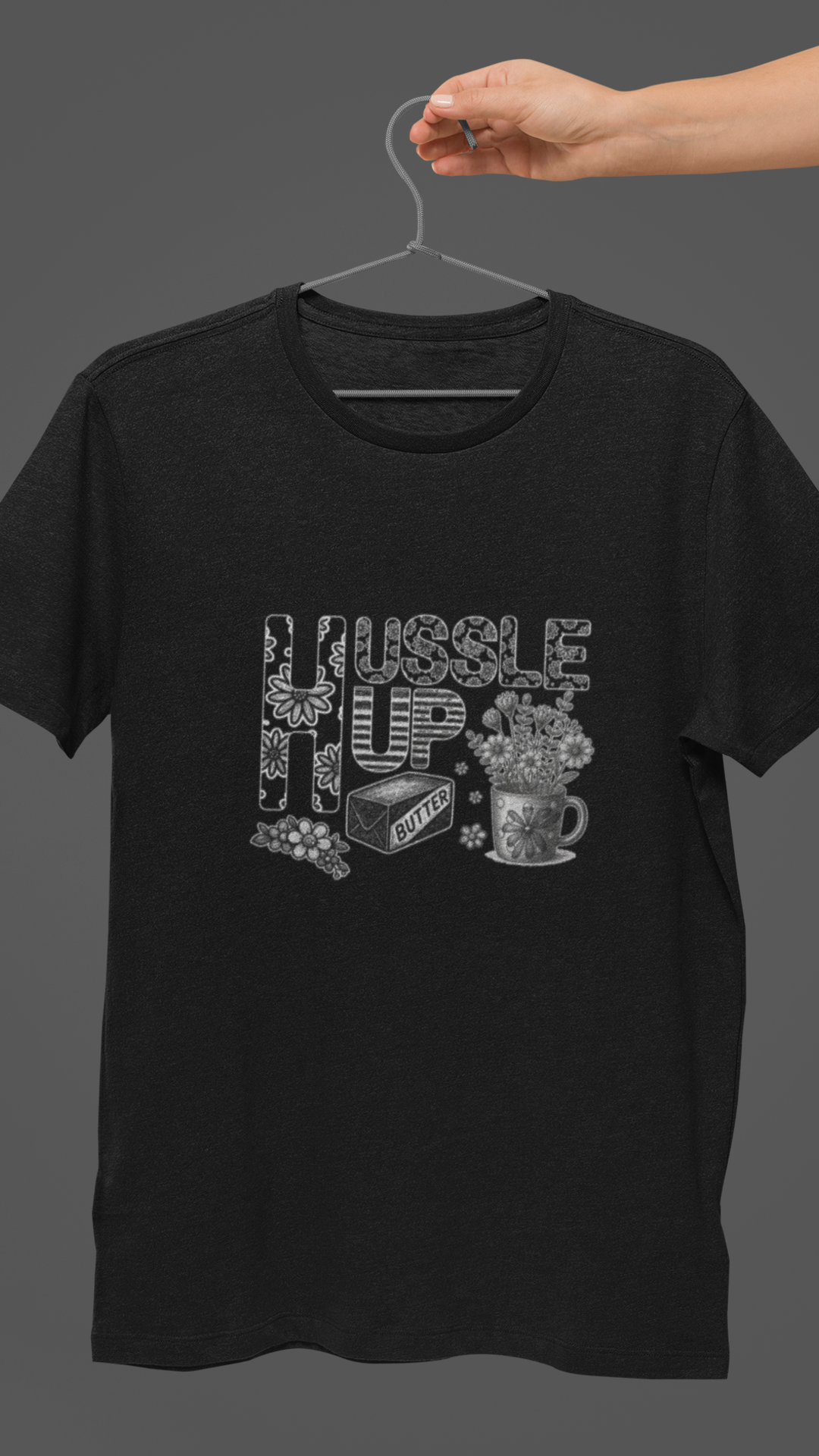 Youth Tee — Hussle Up: Cute Baking & Tea Kid’s Shirt