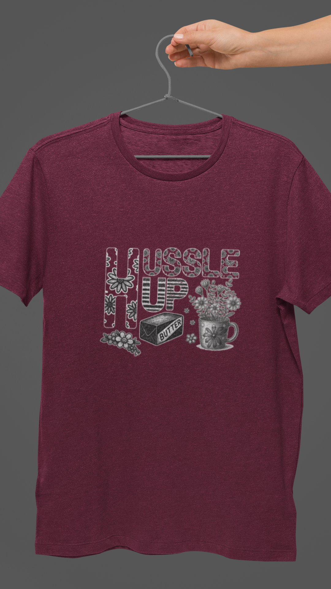 Youth Tee — Hussle Up: Cute Baking & Tea Kid’s Shirt
