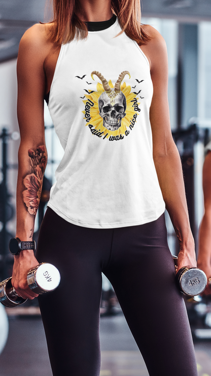 Not A Nice Girl Women's Ideal Racerback Tank