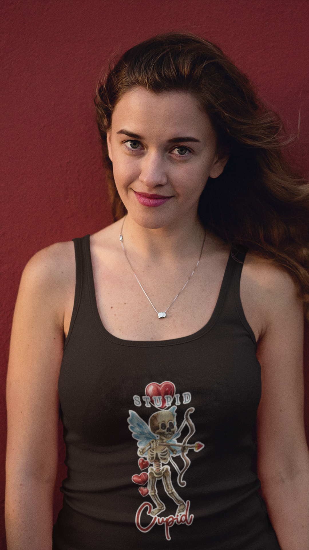 Stupid Cupid Women's Ideal Racerback Tank