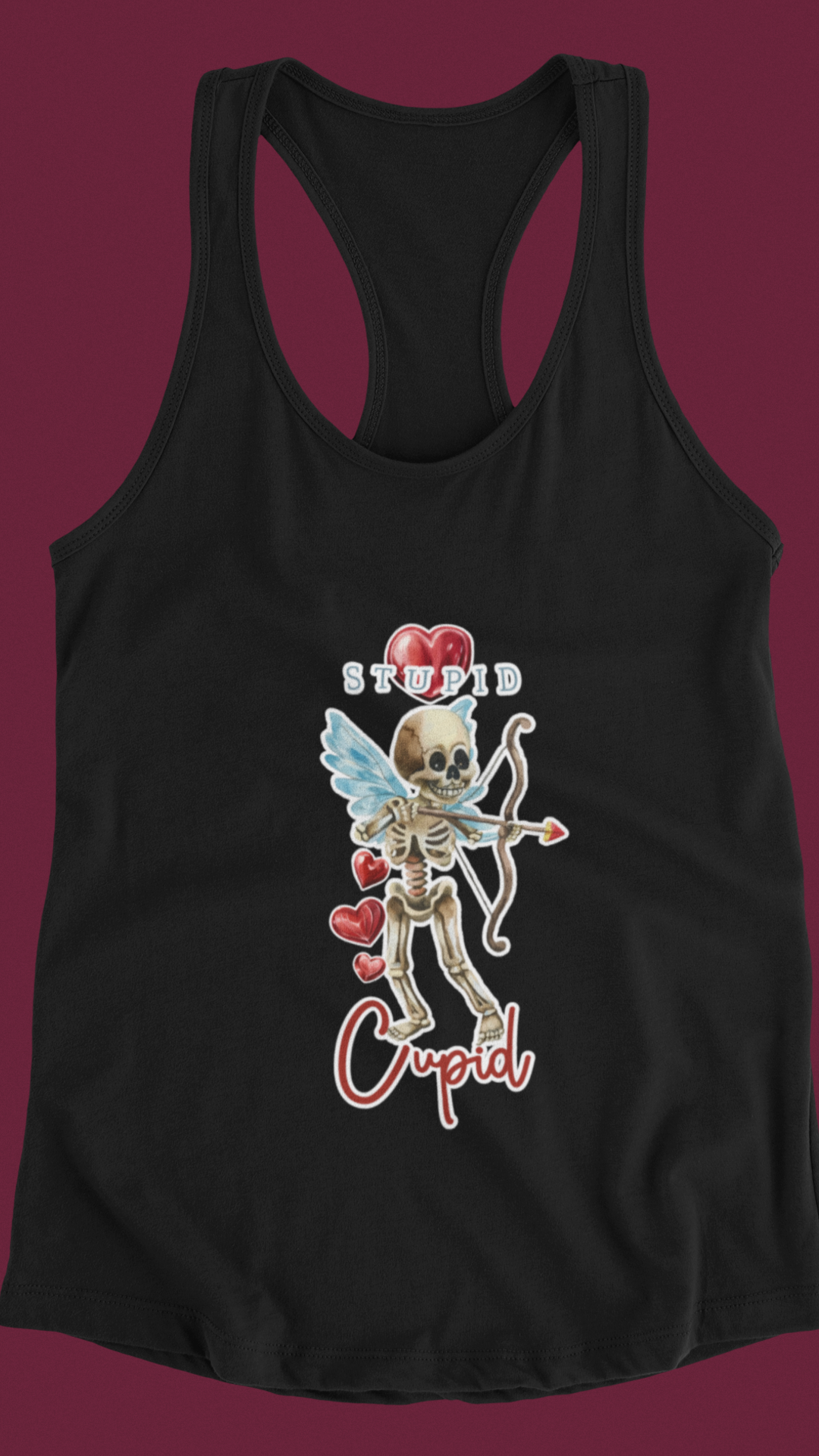 Stupid Cupid Women's Ideal Racerback Tank