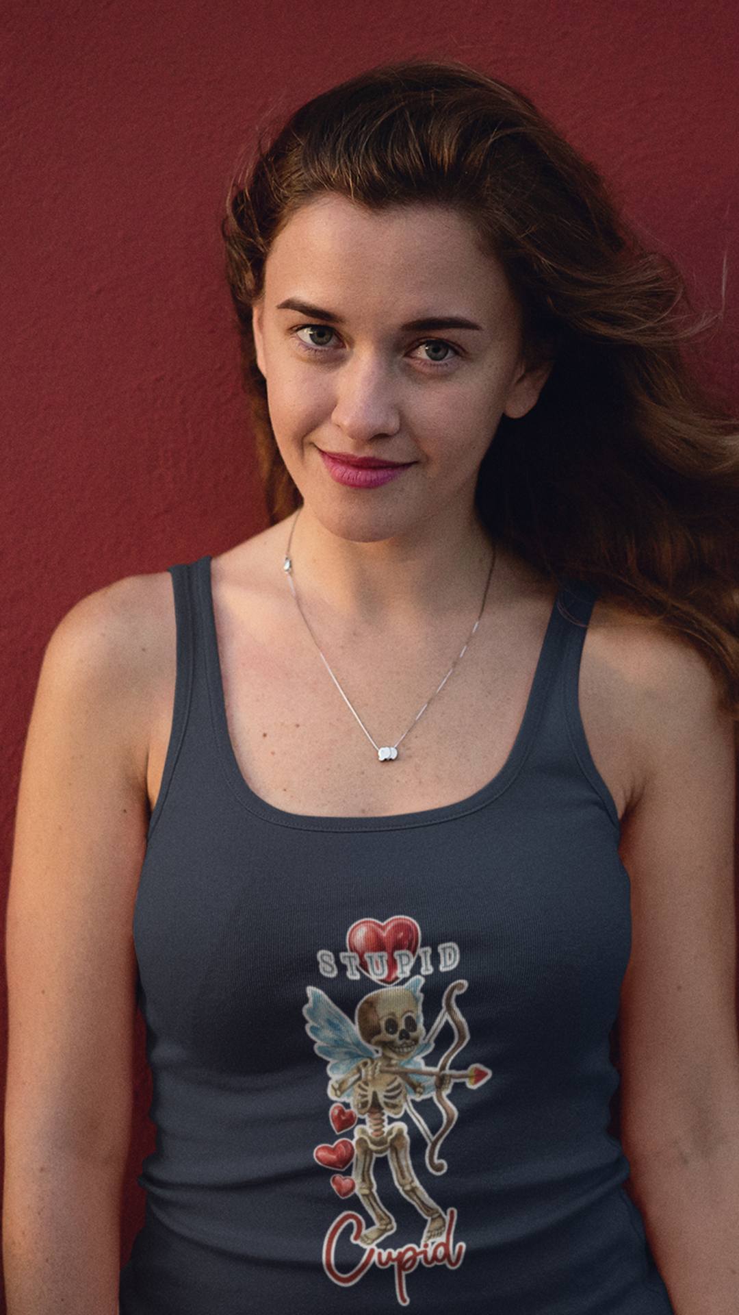 Stupid Cupid Women's Ideal Racerback Tank