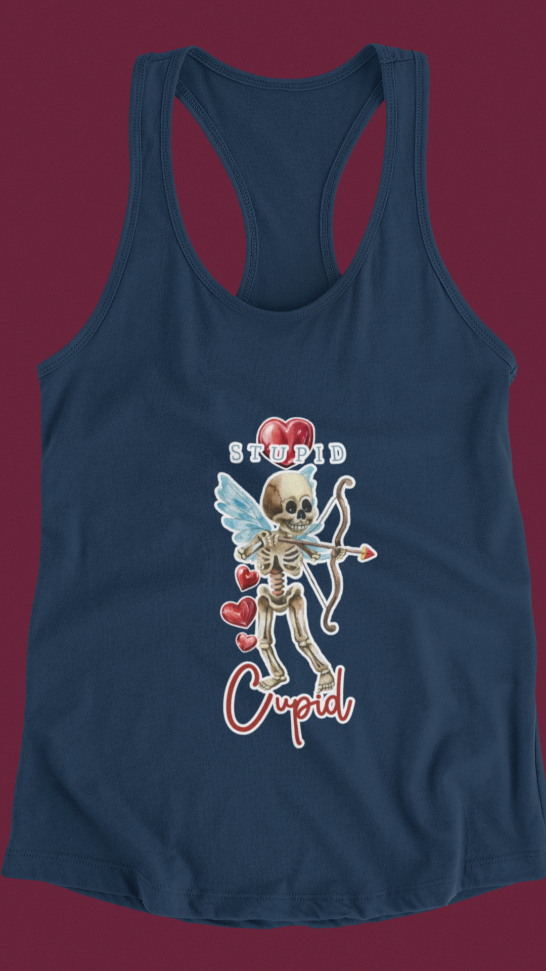 Stupid Cupid Women's Ideal Racerback Tank