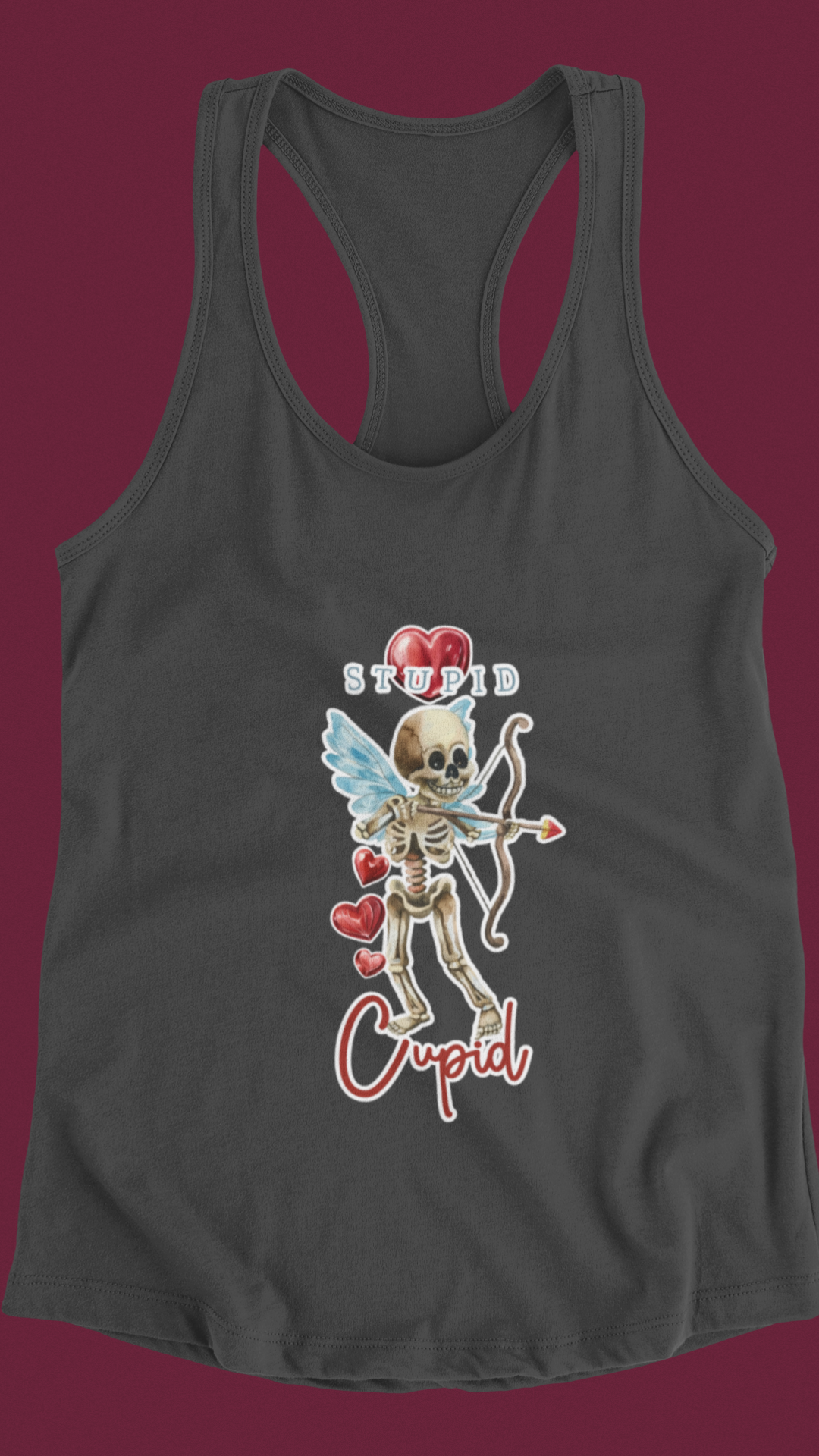 Stupid Cupid Women's Ideal Racerback Tank