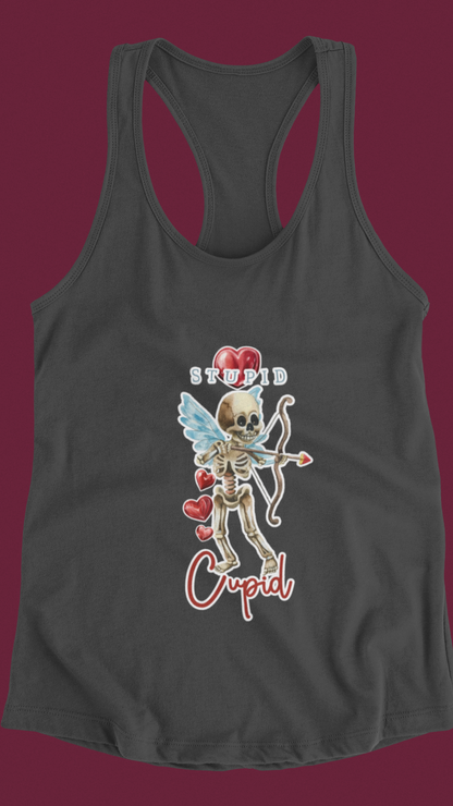 Stupid Cupid Women's Ideal Racerback Tank