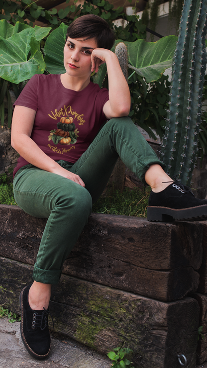 Pumpkin Stack Tee – Vintage Pumpkins Fall Harvest Shirt