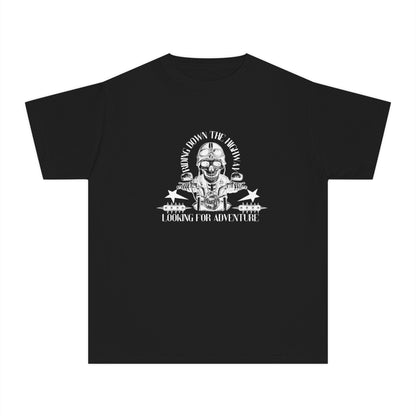 Skull Adventurer Graphic Tee | Looking for Adventure youth t-shirt