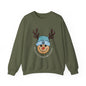 Oh Deer, It's Christmas Already! Unisex Heavy Blend Crewneck Sweatshirt - Cozy Holiday Comfort