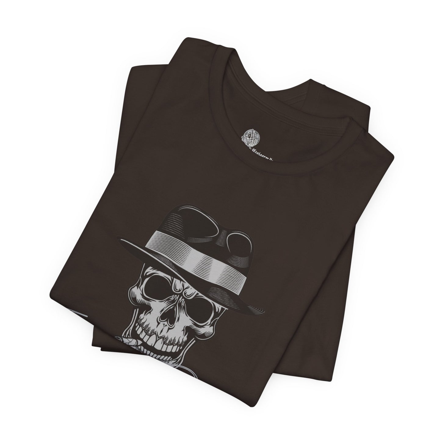Skull with Fedora 'Everyone's Dad' Tee | Graphic Black T-Shirt