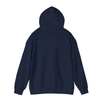 Stay Cozy this Winter with our Retro Ghost Unisex Heavy Blend Hooded Sweatshirt - Plush, Soft, and Warm with Holiday Spirit
