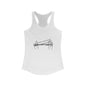 Whimsical Cat's Cradle Racerback Tank - Lightweight and Fun