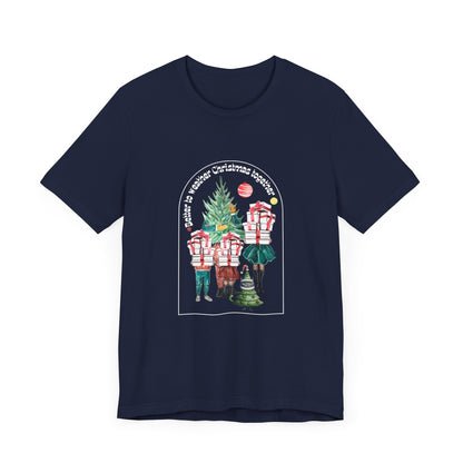 Holiday Gift Tee, Unisex Cotton Shirt, Family Christmas Outfit, Festive Apparel Option