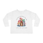 Meowy Christmas to All! Youth Long Sleeve Tee - Holiday Kids Fashion - Cat Christmas Tree Design