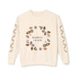 Thankful for my Sanity Unisex Lightweight Crewneck Sweatshirt - Soft Ring-Spun Cotton, Sustainable Dyes, Comfort Colors