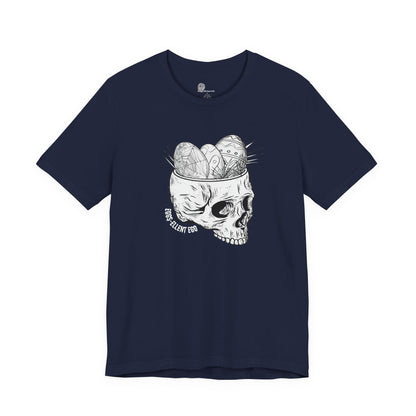 Skull with Nest and Eggs T-Shirt | Sketch Illustration, Gothic Nature Tee