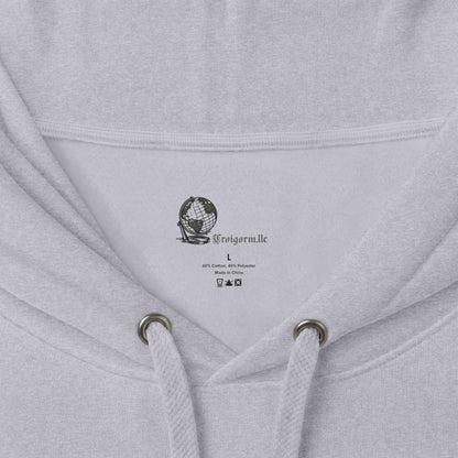 Skull Sunglasses Hoodie — Retro Pompadour Skull Pullover