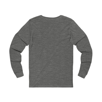 Skull Design Christmas Long Sleeve Tee - Unisex Jersey Tee for Holiday Vibes