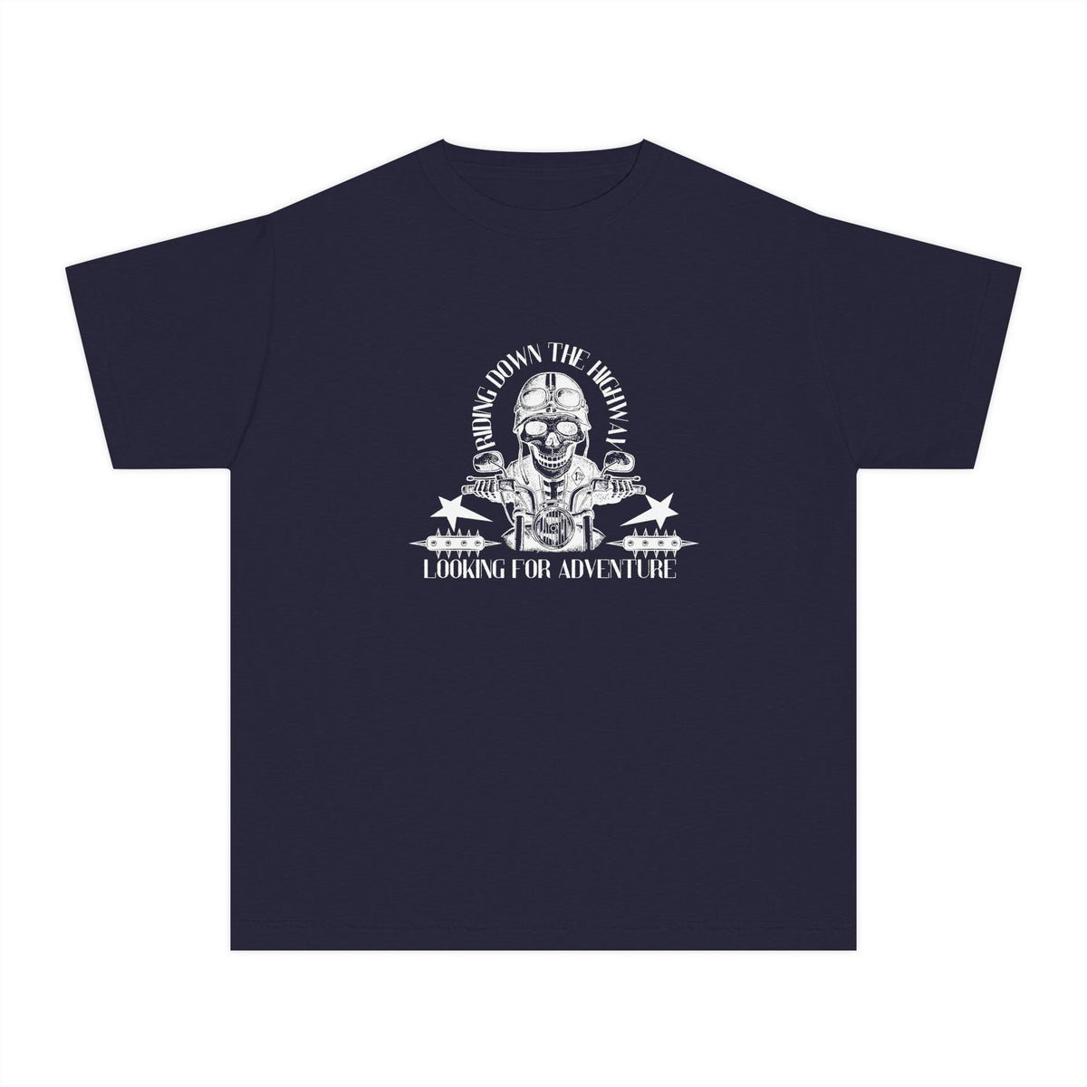 Skull Adventurer Graphic Tee | Looking for Adventure youth t-shirt