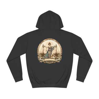 Libra Scales: Balance of Style Unisex College Hoodie