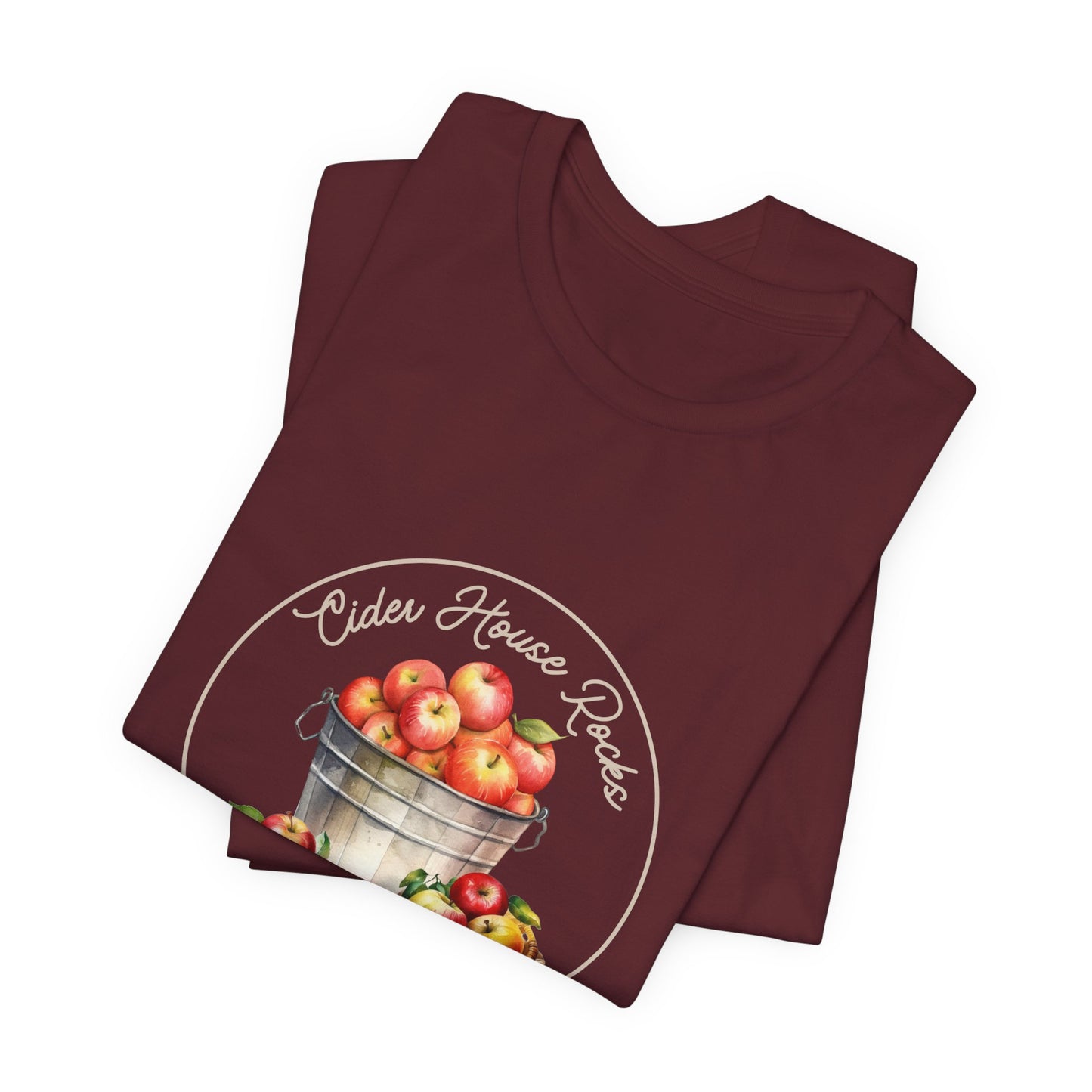 Fall Harvest Fashion | Unisex Jersey Tee with Thanksgiving and Cider House Vibes