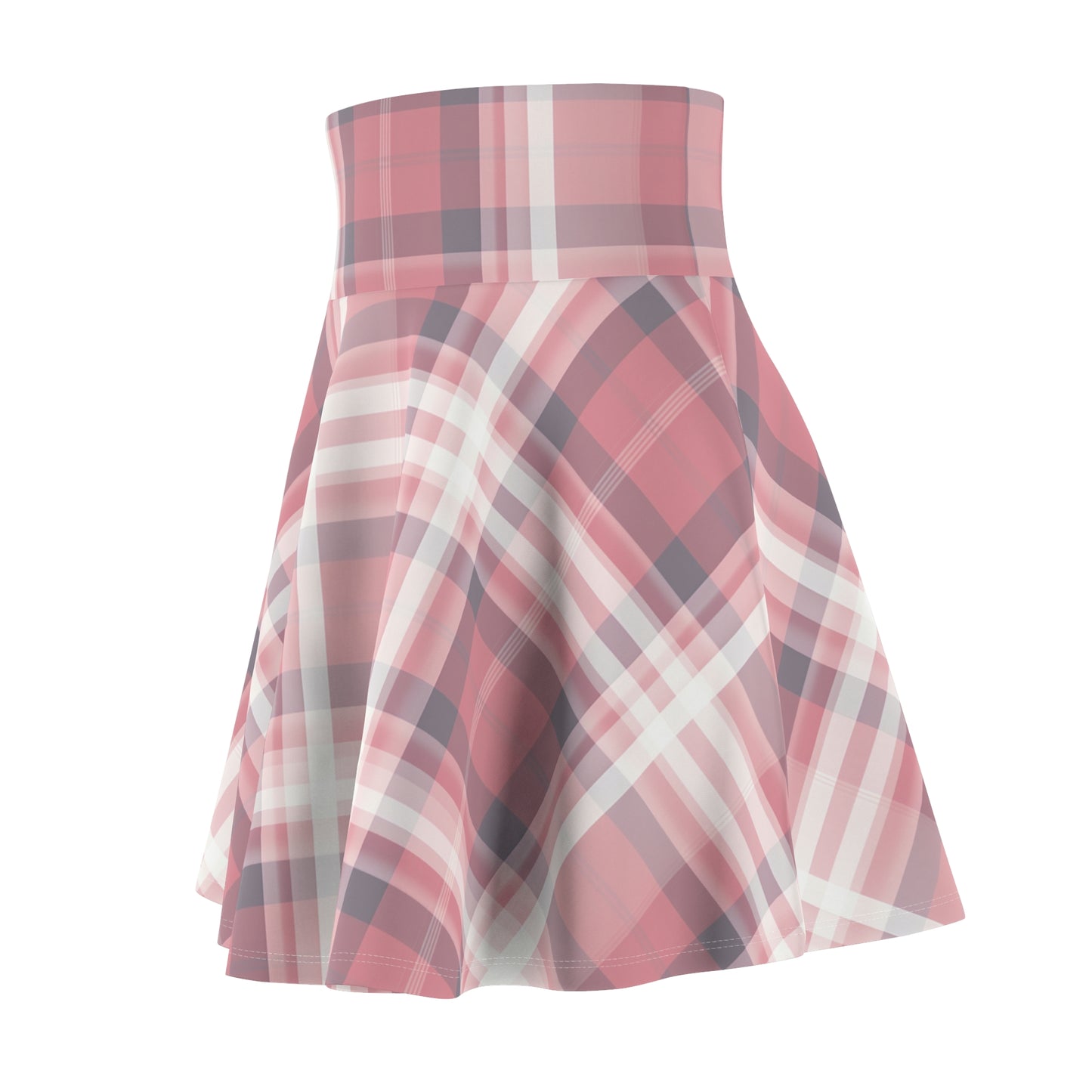 Feminine Easter Tartan Skater Skirt