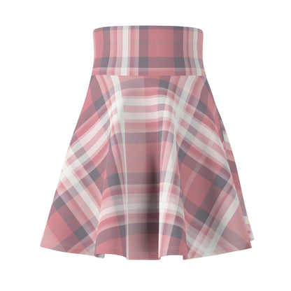 Feminine Easter Tartan Skater Skirt