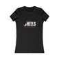 Feel the Holiday Magic: Slim Fit Christmas Tee for Women
