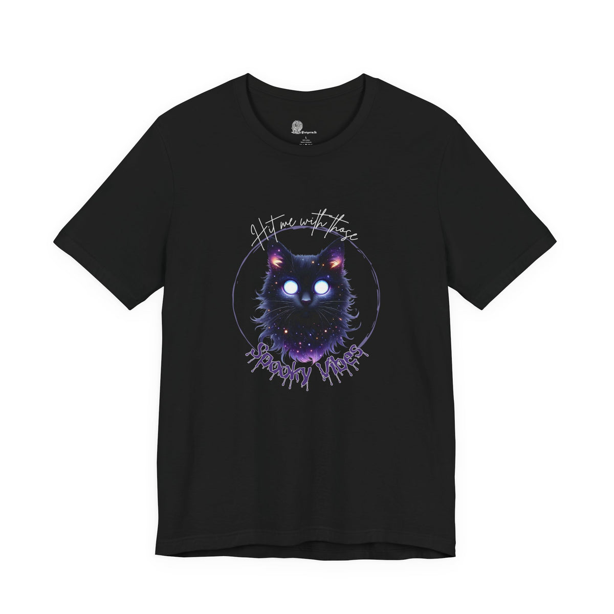 Galaxy Wolf Tee | Cosmic Wolf Face T-shirt, Night Sky Nebula Design