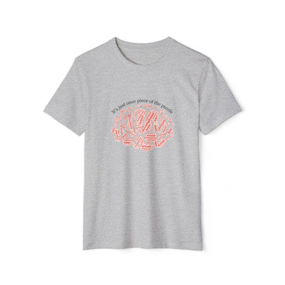 Sustainable Autism Puzzle Tee, Organic Cotton Recycled Polyester Shirt