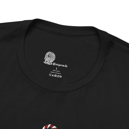 Merry Massacre skull wreath T-Shirt | Christmas horror holiday tee