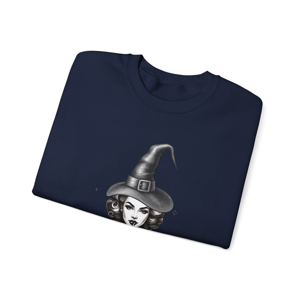 Retro Pinup Witch R.I.P. Crewneck Sweatshirt | Halloween Gothic