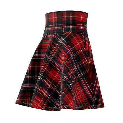 Elegant Tartan Women's Skater Skirt - Handcrafted in the USA