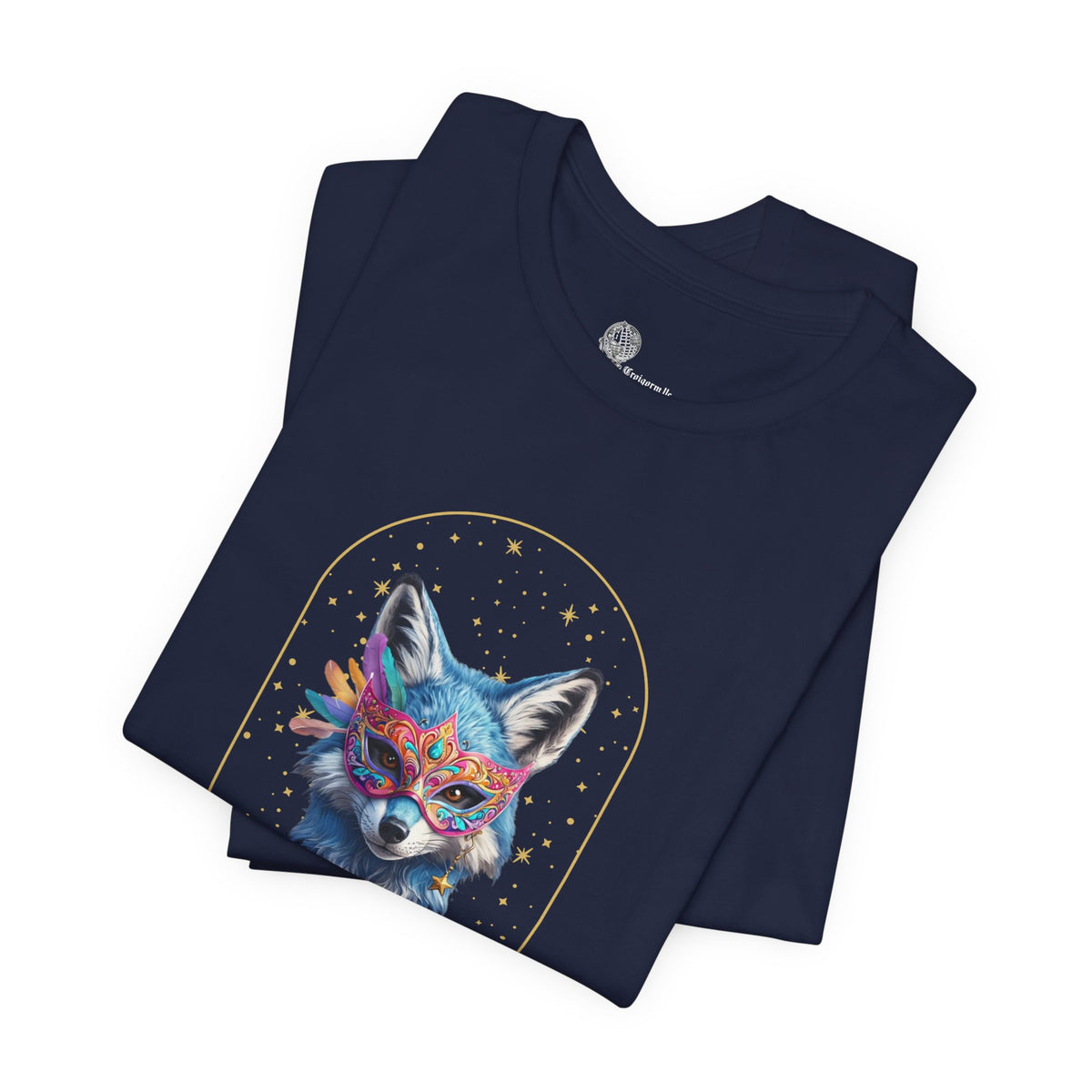 Colorful Fox Portrait Feeling Kinda Shady Tee | Animal Graphic Shirt