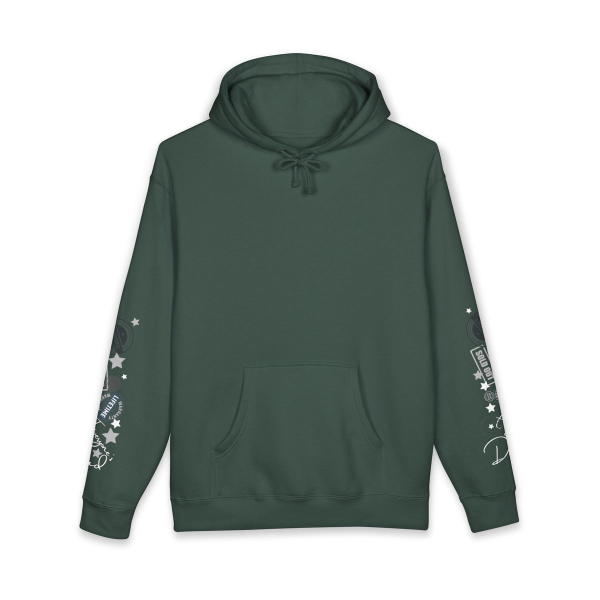 Skull Sunglasses Hoodie — Retro Pompadour Skull Pullover