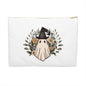 Vintage Style Ghost Print Pencil Case - Retro Accessory Pouch