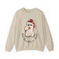 Stay Warm and Stylish with our Hot Chocolate or Death Crewneck Sweatshirt - Ethically Made in the USA