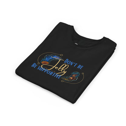 Don’t Be Jelly Be Supportive Youth Tee | Cute Mermaid Illustration