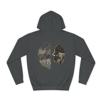 No Concerns Head Unisex College Hoodie