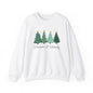 Four Friends and Family Christmas Trees Unisex Heavy Blend Crewneck Sweatshirt - Cozy Comfort for the Colder Months