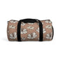 Pink Lily Floral Duffle Bag