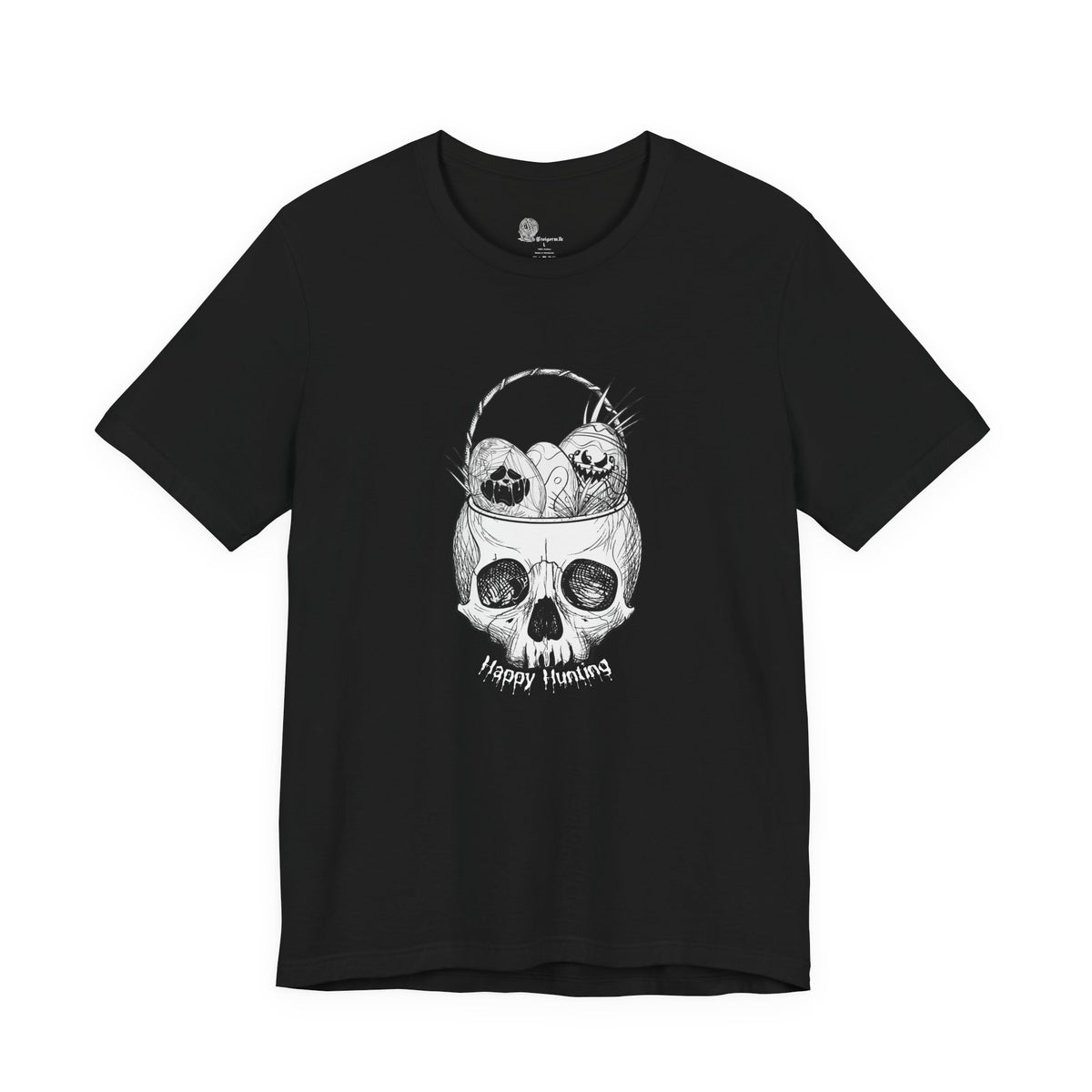 Skull with Nesting Birds T-Shirt | Gothic Illustration tee