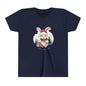 Festive Cheer: Christmas Bunny Youth Tee