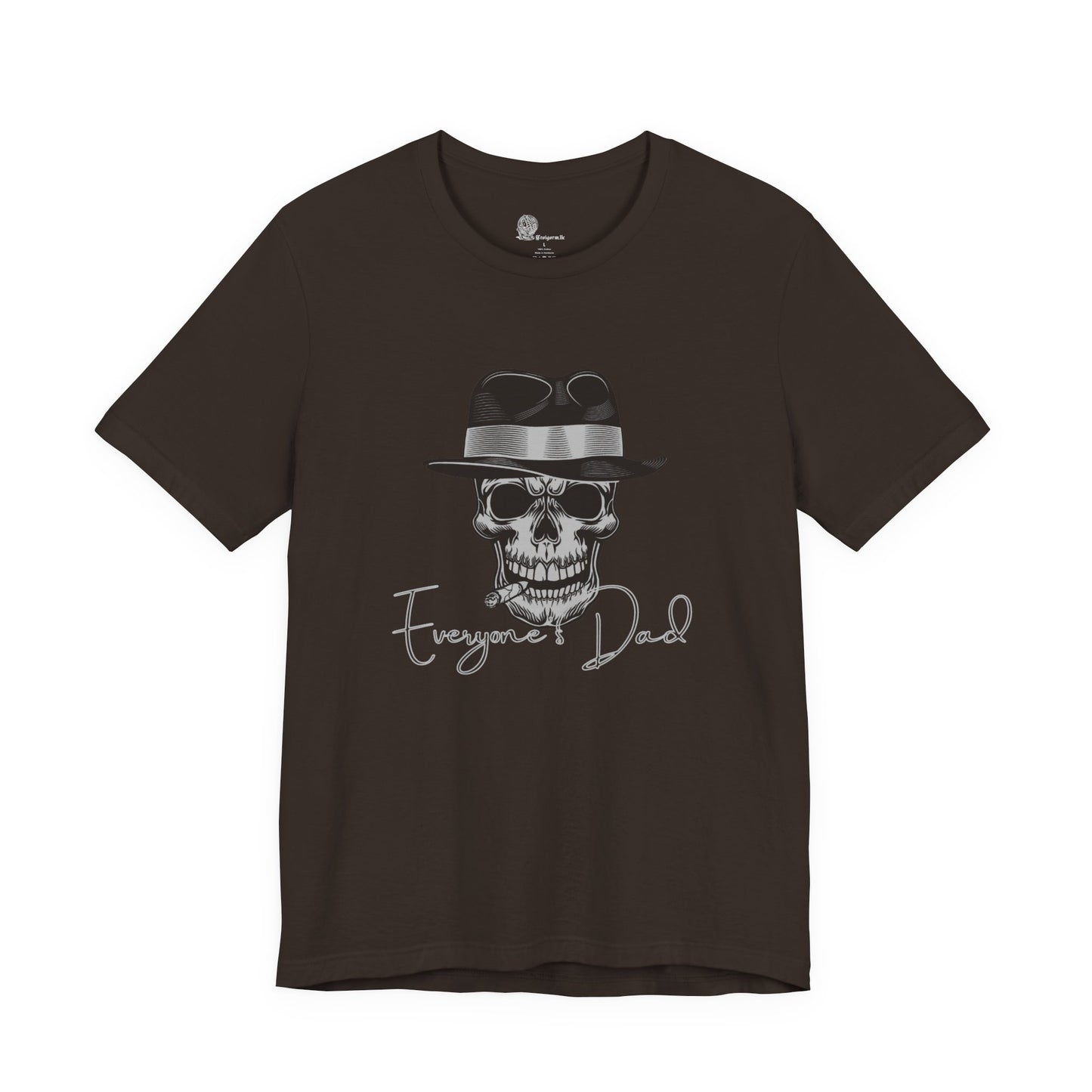 Skull with Fedora 'Everyone's Dad' Tee | Graphic Black T-Shirt
