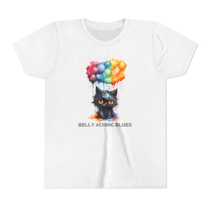 Cat Blues Youth Short Sleeve Tee: A Purr-fect Addition to Your Kid's Wardrobe!