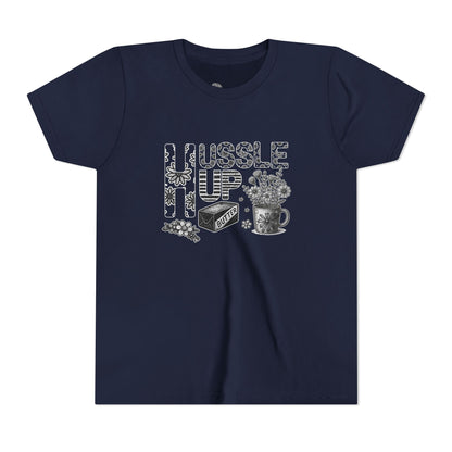 Youth Tee — Hussle Up: Cute Baking & Tea Kid’s Shirt