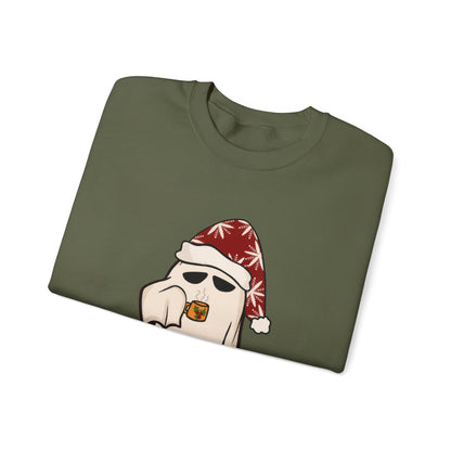 Stay Warm and Stylish with our Hot Chocolate or Death Crewneck Sweatshirt - Ethically Made in the USA