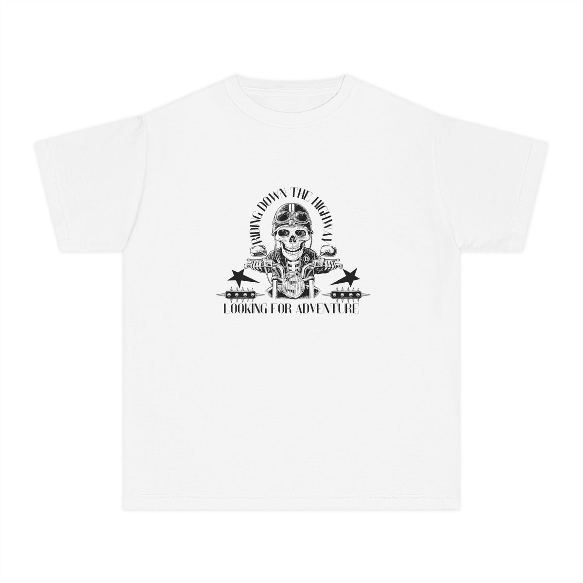 Skull Adventurer Graphic Tee | Looking for Adventure youth t-shirt
